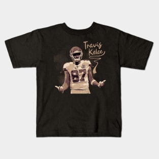 Travis Kelce | Vintage poster Kids T-Shirt